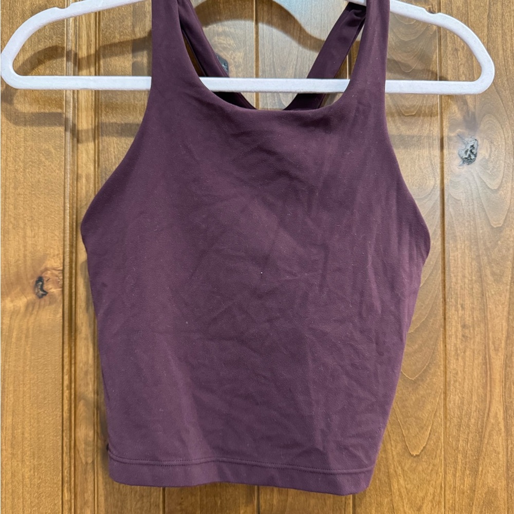 Athleta Maroon Crop Bra - WORN ONCE